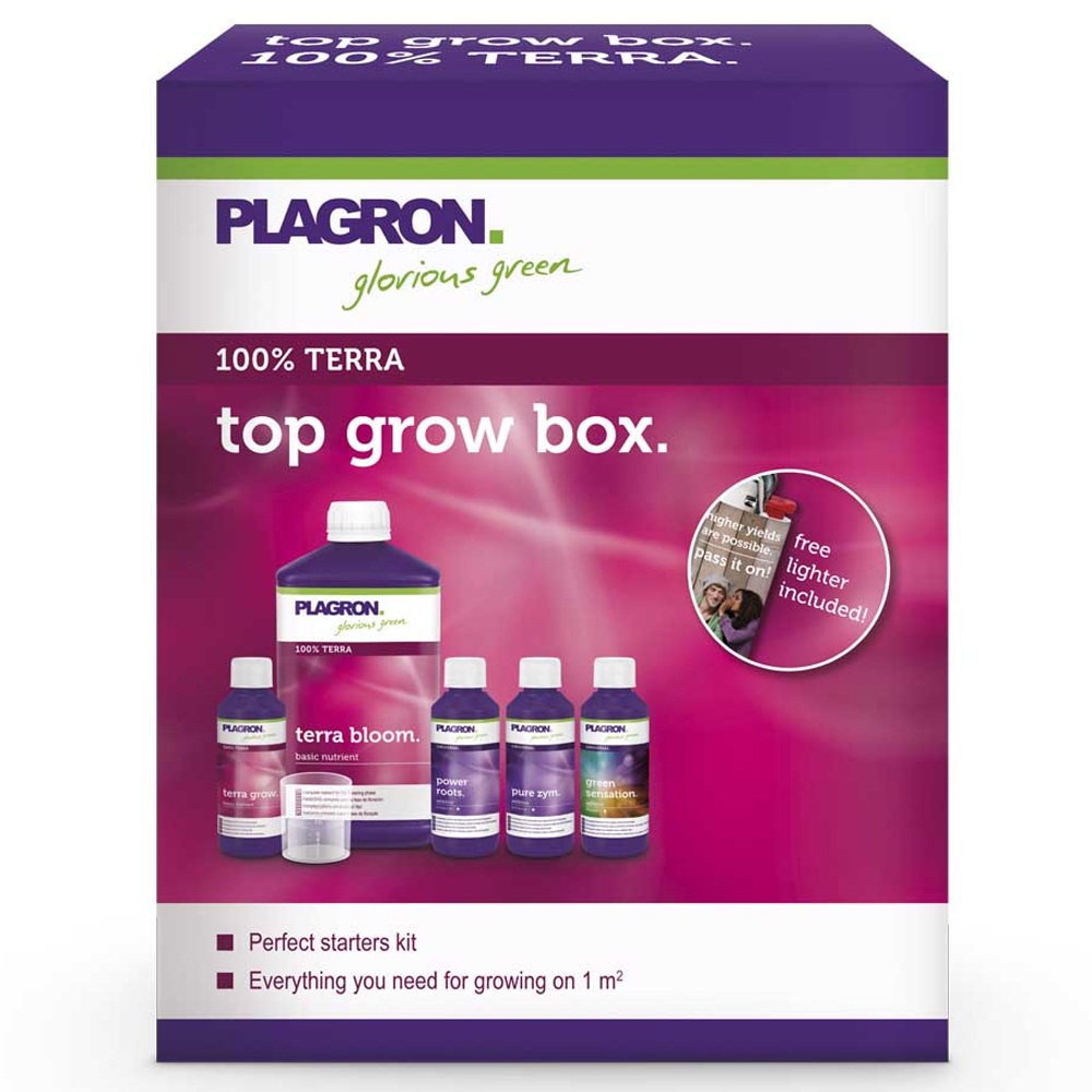 Top Grow Box 100% TIERRA kit de fertilizantes | Plagron