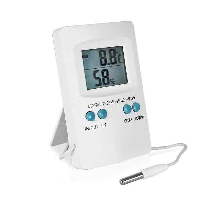 Termómetro Higrómetro Digital Sensor Temperatura Y Humedad - Impormel