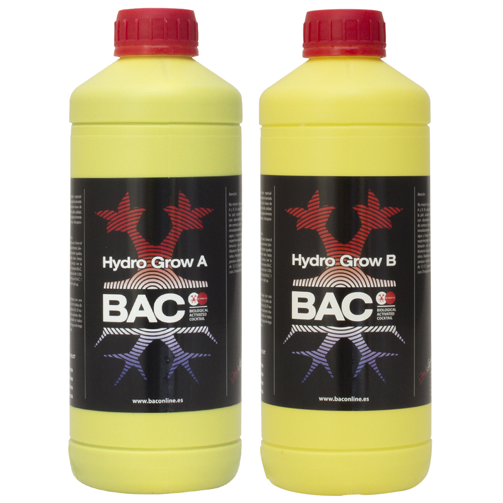 Hydro Grow A+B crecimiento cultivo hidropónico | BAC