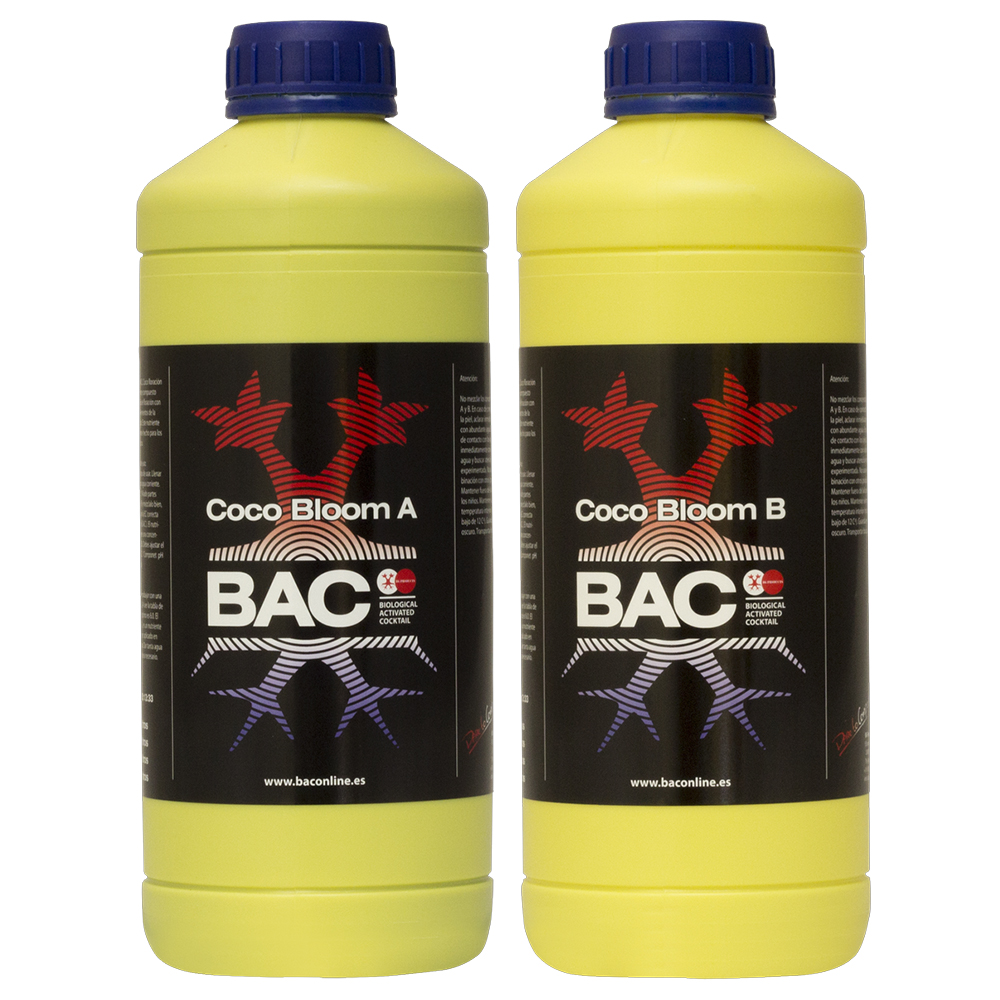 Coco Bloom A+B base floración cultivo en coco | BAC