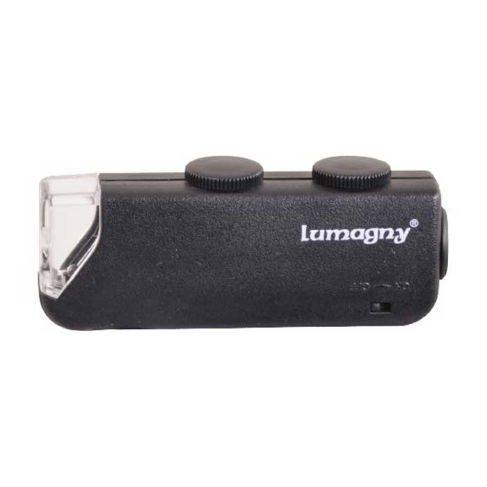 Mini Microscope de poche pour la culture + Lumière Lumagny (60X-100X)