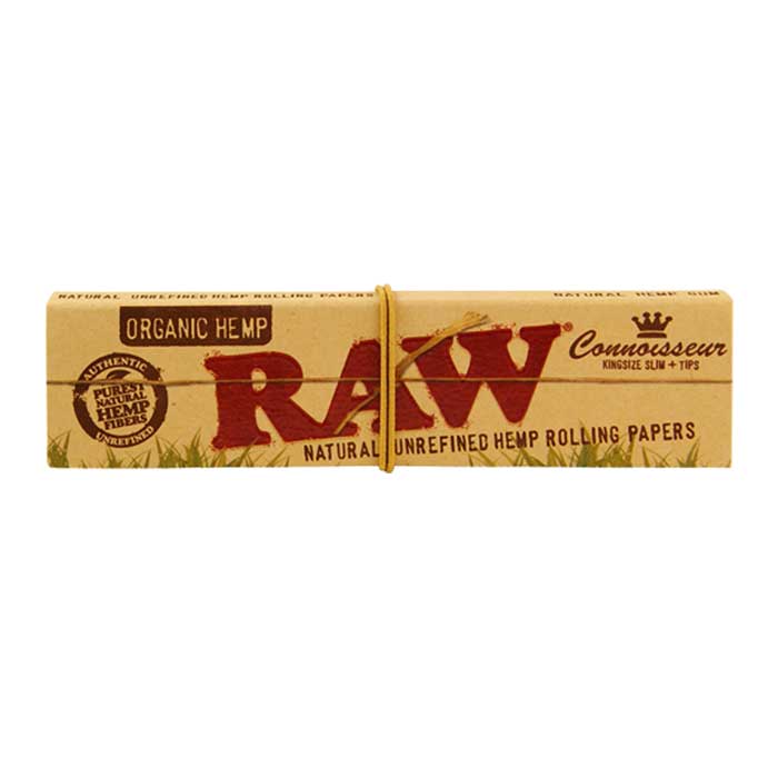  Raw KS Tin para largo papel de fumar, incluyendo 3 x tamaño  King Size Slim Classic conocedor y consejos : Salud y Hogar