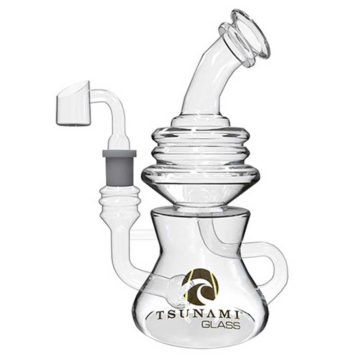 Tsunami Glass Sprinkler Recycler Dab Rig 00