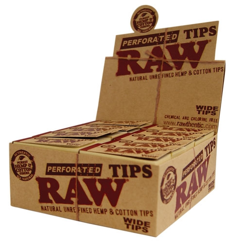 RAW Tips Organic Perforated Wide