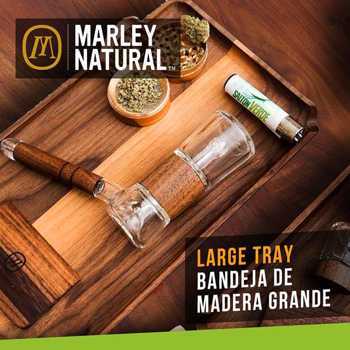 Lock Box caja de madera de nogal con llave | Marley Natural | Saltón Verde