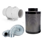 Kit de ventilación 125mm con extractor, filtro y conducto | Vanguard
