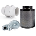 Kit de ventilación 150mm con extractor, filtro y conducto | Vanguard