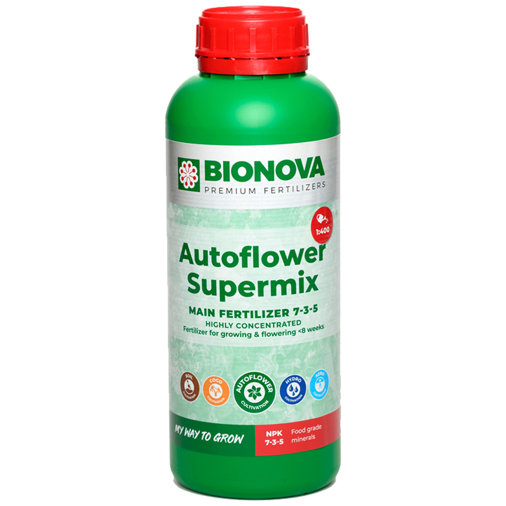 Autoflower Supermix fertilizante base autoflorecientes (1L) | BioNova