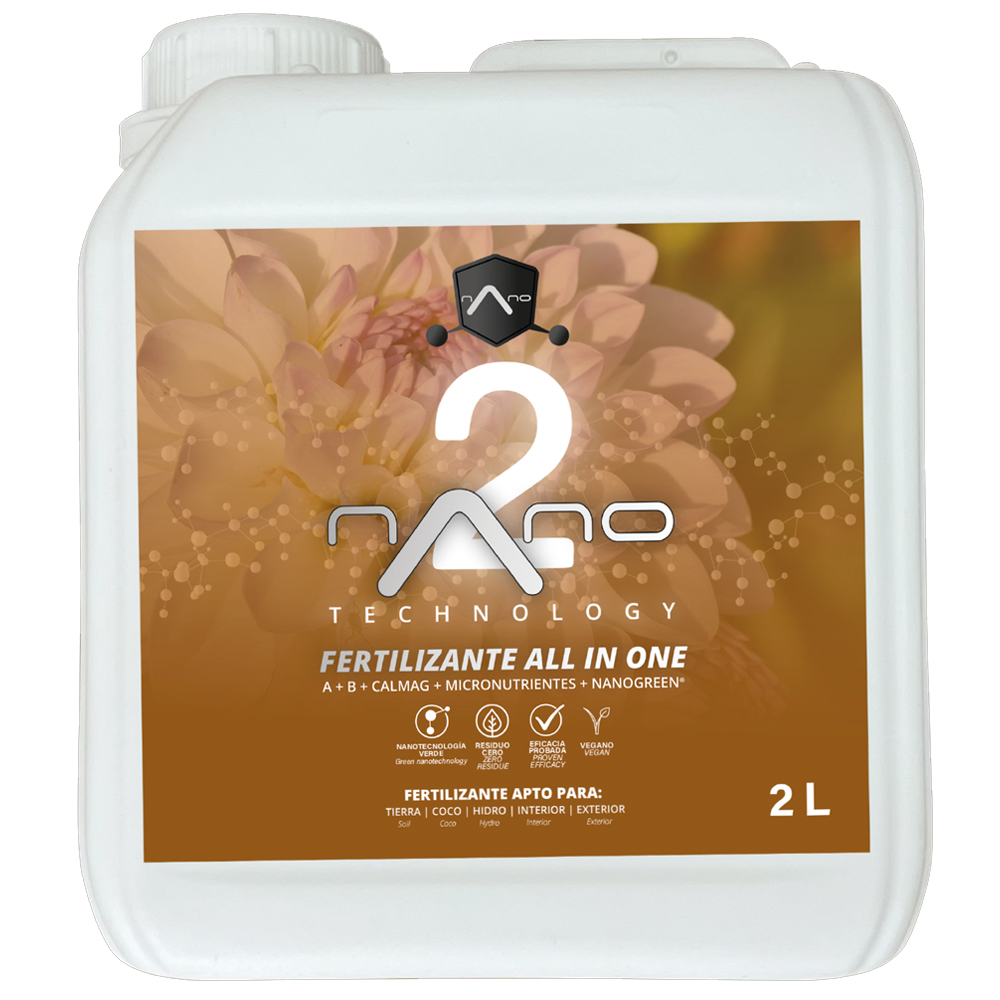 Nano 2 Fertilizante All in One para floración y finalización (2L) | Nano