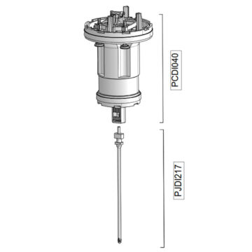 PJDI217VF Kit de émbolo sumergido y junta VF | Dosatron