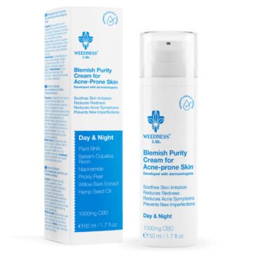 Crema Blemish Purity con CBD para pieles con acné 1.000 mg (50 ml) | Weedness CBD