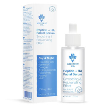 Sérum facial con péptidos y ácido hialurónico con CBD 600 mg (50 ml) | Weedness CBD